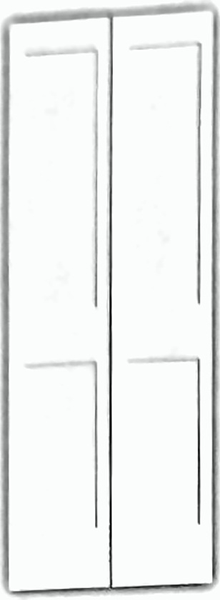 2-panel bi-fold interior door