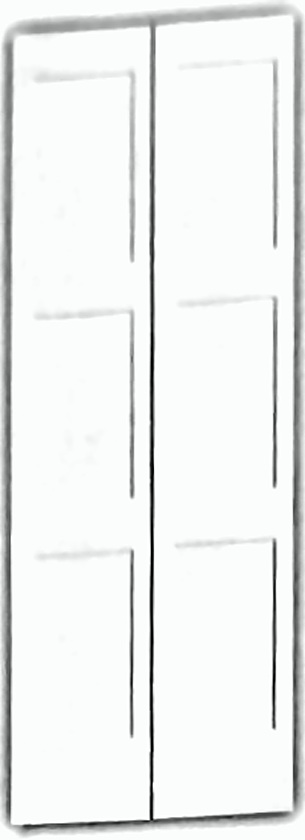 3-panel bi-fold interior door